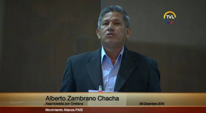 Alberto Zambrano: Proyecto de ley Amazónica 