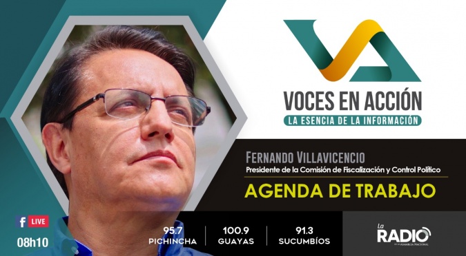 Fernando Villavicencio: Agenda legislativa en Fiscalización