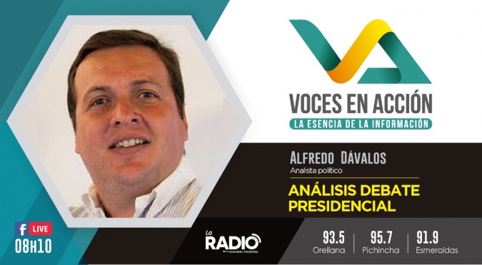 Alfredo Dávalos: Análisis debate presidencial