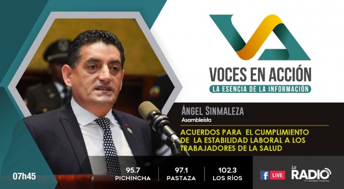 Ángel Sinmaleza: Acuerdos para la estabilidad laboral a los trabajadores de la salud