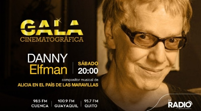 Danny Elfman, compositor musical de "Alicia en el país de las maravillas"