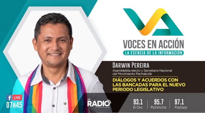  Darwin Pereira: Diálogos y acuerdos con las bancadas para el nuevo período