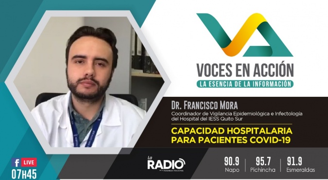 Francisco Mora: Capacidad hospitalaria para pacientes covid-19