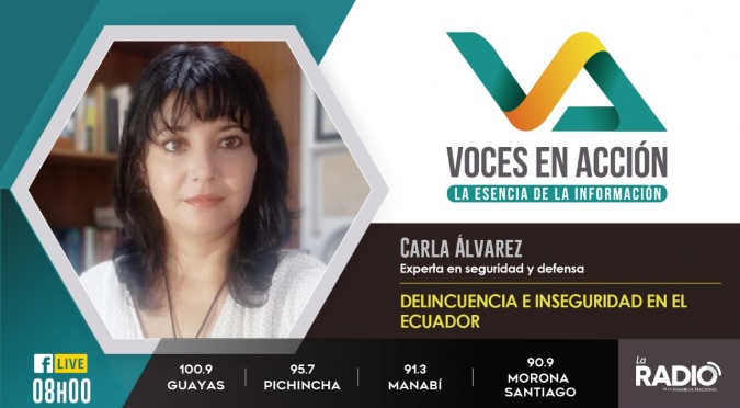 Carla Álvarez: Delincuencia e Inseguridad en el Ecuador