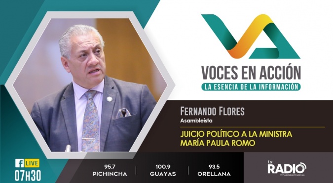 Fernando Flores: Juicio político a la ministra María Paula Romo