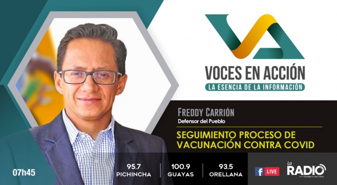 Freddy Carrión: : Seguimiento proceso de vacunación contra Covid
