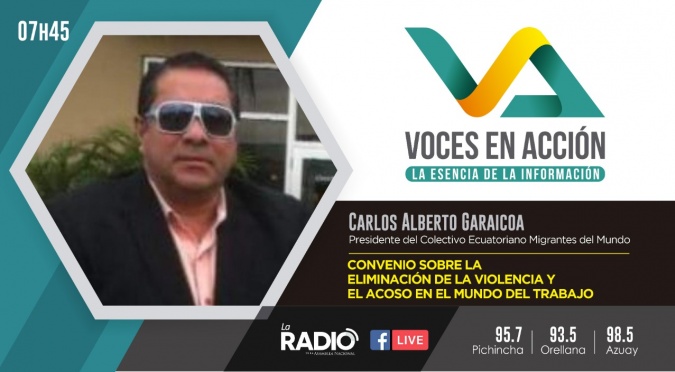 Carlos Garaicoa: Convenio sobre la Eliminación de la Violencia y el Acoso en trabajo
