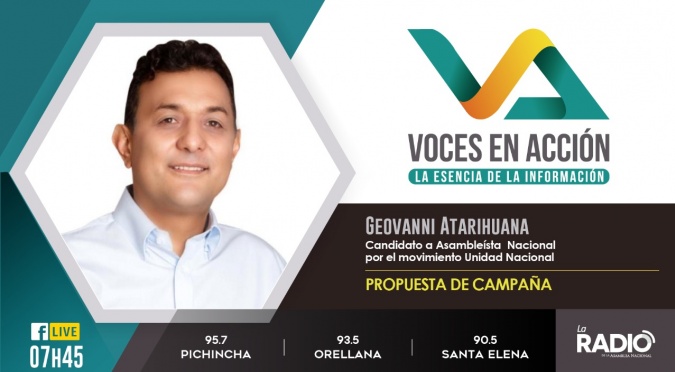 Geovanni Atarihuana: Propuestas de Campaña