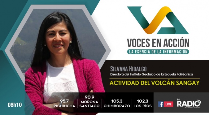 Silvana Hidalgo: Actividad del volcán Sangay