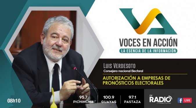  Luis Verdesoto: Autorización a empresas de pronósticos electorales