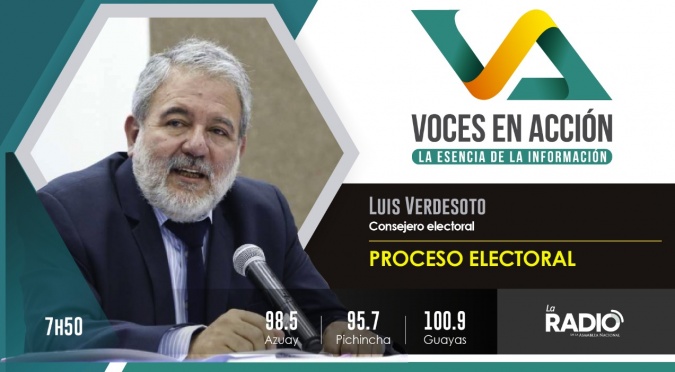 Luis Verdesoto: proceso electoral