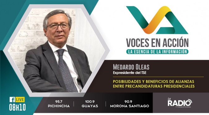 Medardo Oleas: Posibilidades y beneficios de alianzas entre precandidaturas 