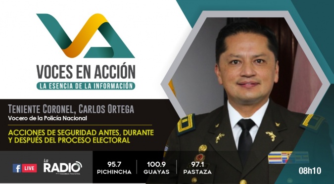 TC. Carlos Ortega: Acciones de seguridad en el proceso electoral