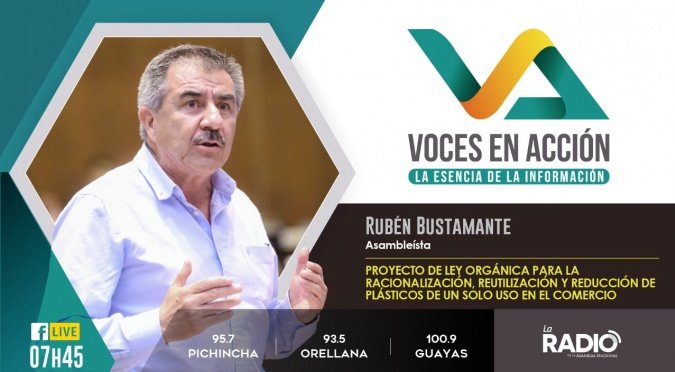  Rubén Bustamante: Proyecto de Ley para el Uso de Plásticos de un Solo Uso