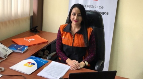 Paulina Padrón - Coordinadora Zonal 6 del Servicio Nacional de Gestión de Riesgos