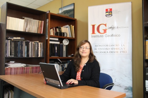 Alexandra Alvarado - Jefe de Sismología del Instituto Geofísico de la Escuela Politécnica Nacional