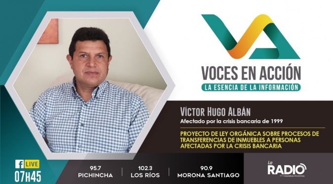 Víctor Hugo Albán: Proyecto de Ley  sobre Procesos de Transferencias de Inmuebles
