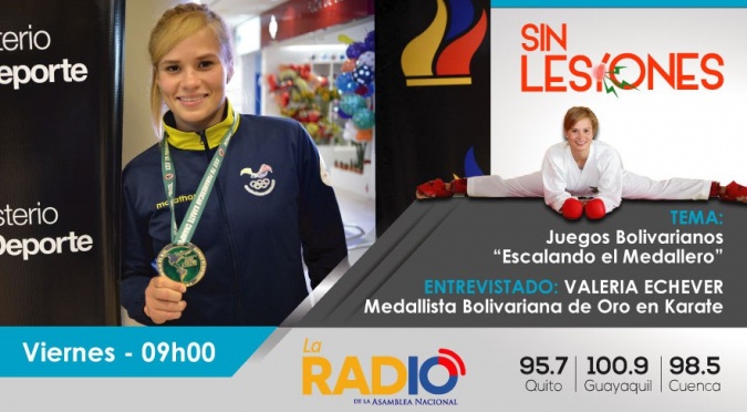 Juegos Bolivarianos 2017 Escalando el Medallero: Valeria Echever Medallista 