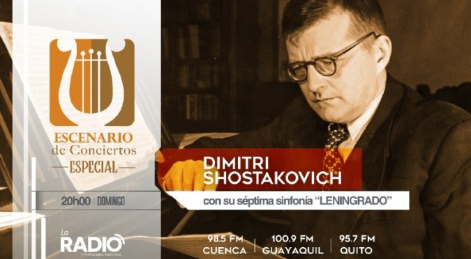 Dimitri Shostakovich, con su séptima sinfonía “Leningrado”