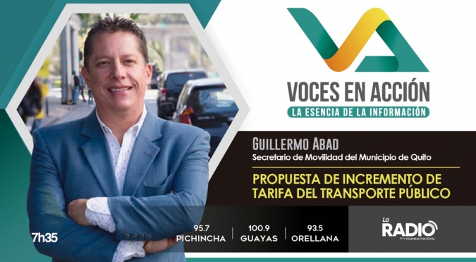 Guillermo Abad - Propuesta de incremento de tarifa del transporte público