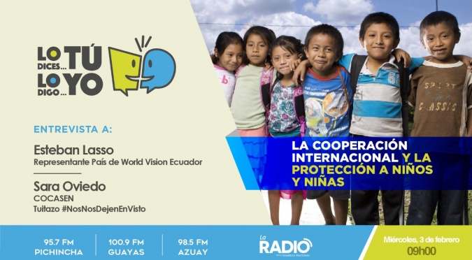 La cooperación internacional en Ecuador, por la niñez