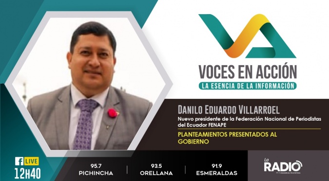 Danilo Villaroel- FENAPE: Trabajo de los periodistas en pandemia. 