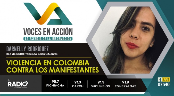 Darnelly Rodríguez: Crisis en Colombia 