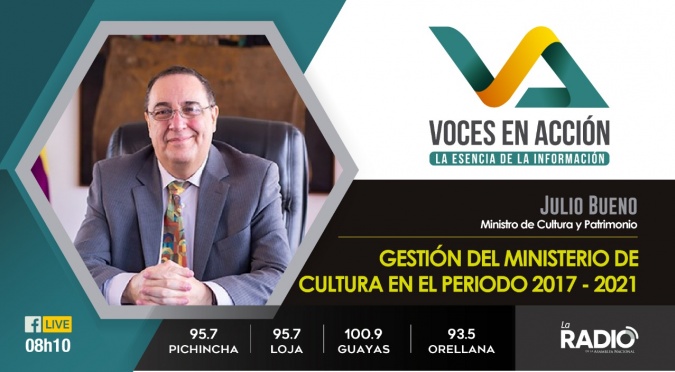 Julio Bueno: Gestión del Ministerio de Cultura 2017-2021