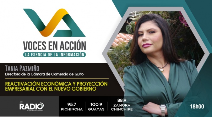 Voces en Acción, entrevista a Tania Pazmiño, CCQ