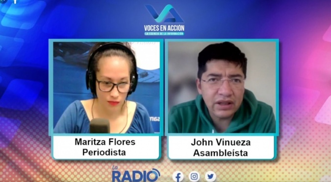 John Vinueza: Jornada de movilización y exhorto para la liberación de los detenidos