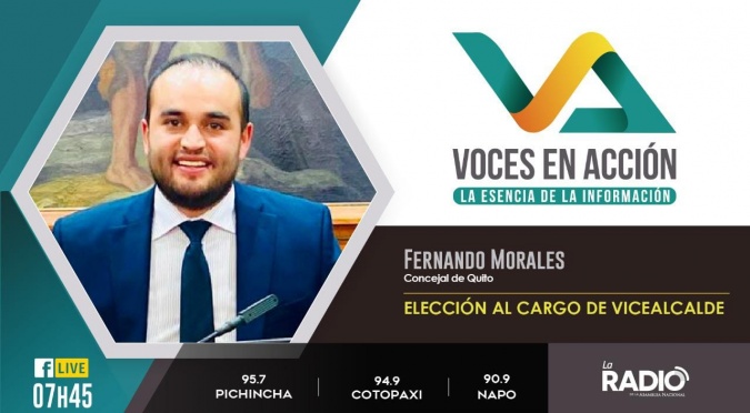 Fernando Morales: Elección al cargo de Vicealcalde
