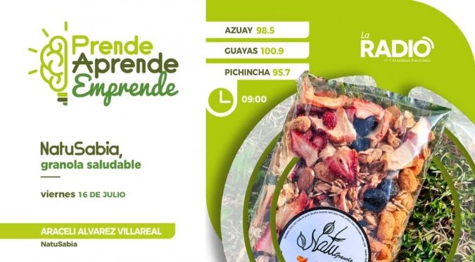 Araceli Alvarez Villareal: NatuSabia, granola saludable