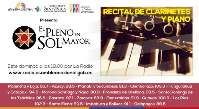 RECITAL DE CLARINETES Y PIANO