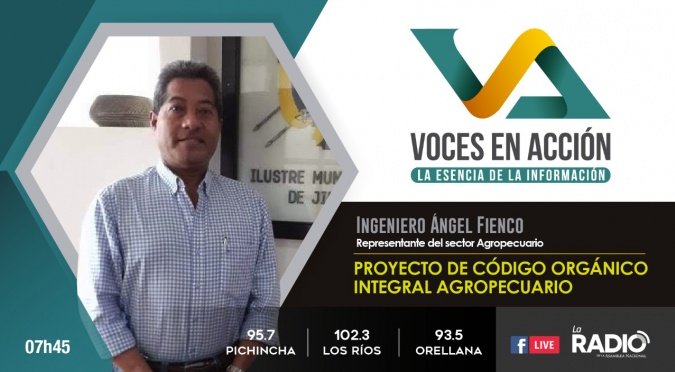 Ángel Fienco: Proyecto de Código Orgánico Integral Agropecuario.