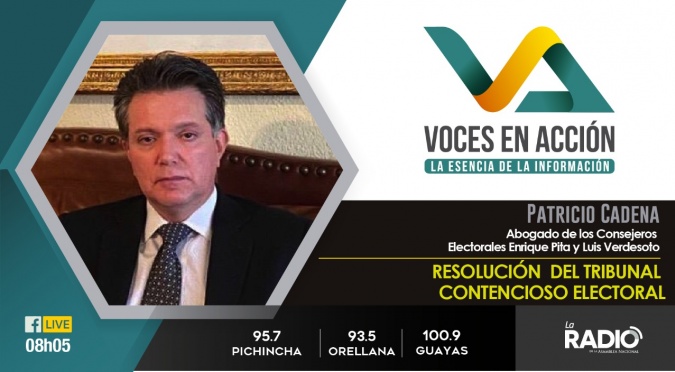 Patricio Cadena: Resolución del Tribunal Contencioso Electoral.