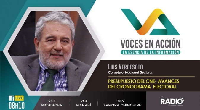  Luis Verdesoto: Presupuesto del CNE- Avances del cronograma electoral