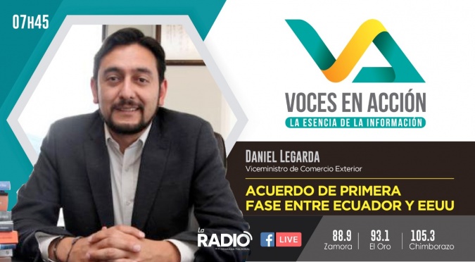 Daniel Legarda: Acuerdo de primera fase entre Ecuador y EEUU