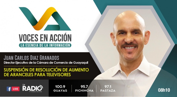 Juan Carlos Diaz:  Suspensión de resolución de aumento de aranceles para televisores 