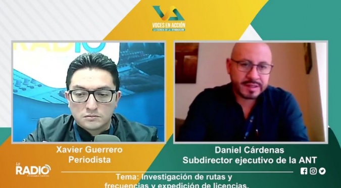 Daniel Cárdenas: Investigación de rutas y frecuencias y expedición de licencias