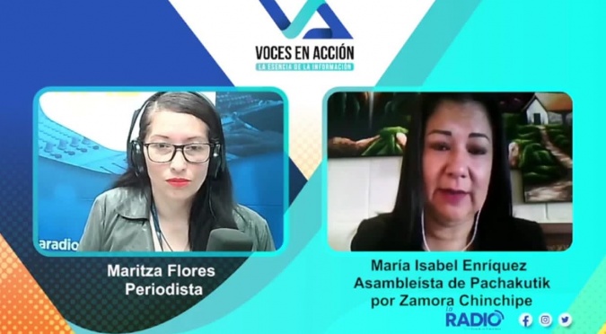 María Isabel Enriquez: Mediación de la asamblea para levantar la huelga de hambre UNE