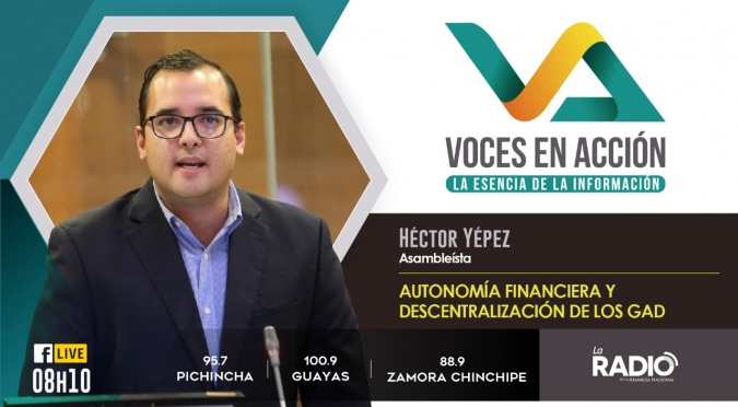 Héctor Yépez: Autonomía financiera y descentralización de los GAD