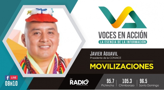 Javier Aguavil: Movilizaciones 