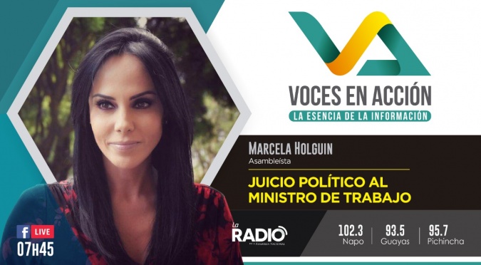 Marcela Holguín: Juicio político al ministro de Trabajo