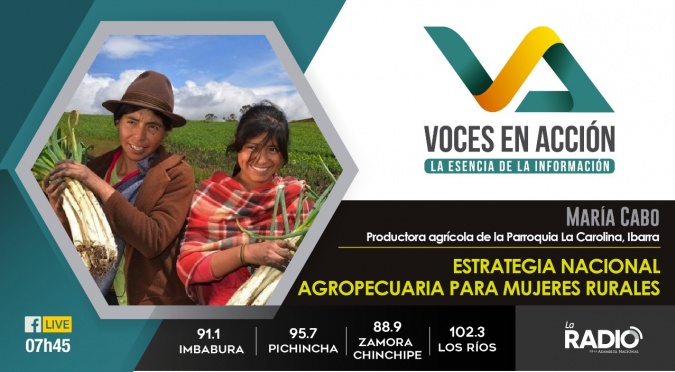 María Cabo:  Estrategia Nacional Agropecuaria para Mujeres Rurales