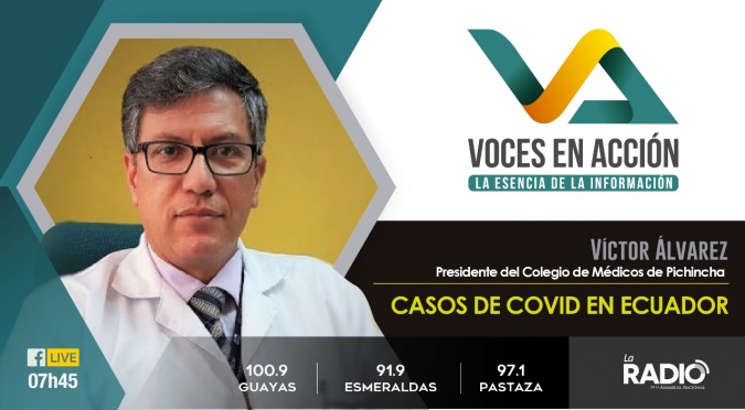 Víctor Álvarez: Casos de Covid en Ecuador