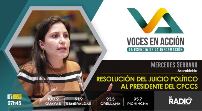 Mercedes Serrano: Resolución del Juicio Político al presidente del CPCCS