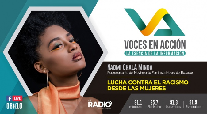 Naomi Chalá Minda: Lucha contra el racismo desde las mujeres