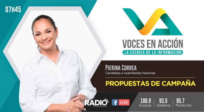 Pierina Correa: Propuestas de Campaña