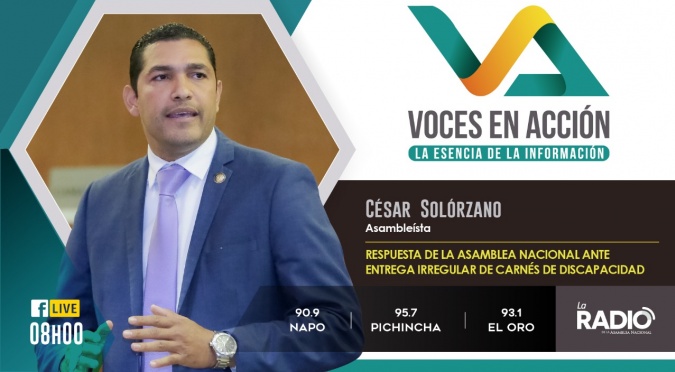 César Solórzano: Respuesta de la Asamblea Nacional ante entrega irregular de carnés 