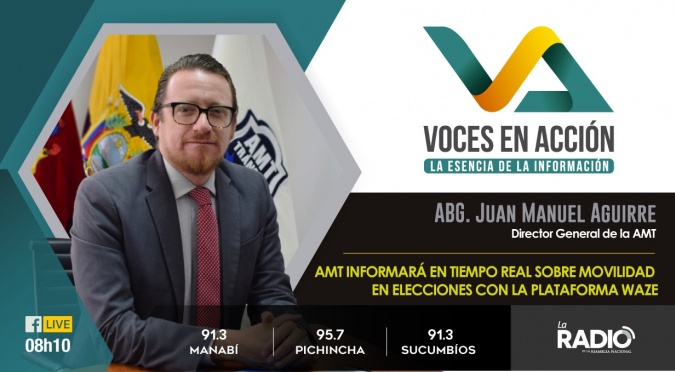 Juan Manuel Aguirre: AMT informará en tiempo real sobre movilidad en elecciones